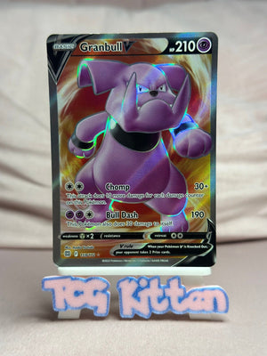 Granbull V (Full Art) - 159/172 Ultra Rare Brilliant Stars MP Pokémon TCGKITTEN