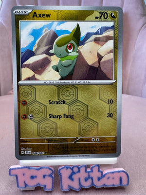 Axew 044/064 Reverse Holo Shrouded Fable SFA Pokemon Card NM TCGKITTEN