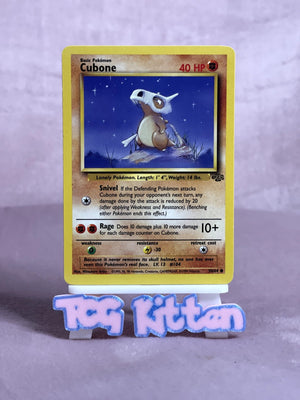 Cubone - 50/64 Common Unlimited Jungle LP Pokémon WOTC TCGKITTEN
