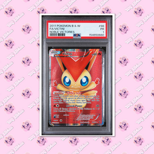 PSA 1 Victini 98/101 Holo Rare Noble Victories 2011 TCGKITTEN