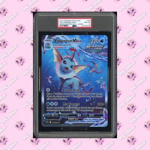 PSA 8 Vaporeon VMAX SWSH182 (Jumbo) Oversized Premium Collection TCGKITTEN