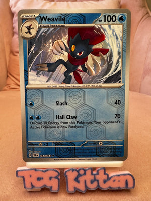 Weavile 014/064 Reverse Holo Shrouded Fable SFA Pokemon Card NM TCGKITTEN