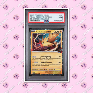 PSA 9 Team Rocket's Zapdos 070/182 EB GAMES Australia  Destined Rivals TCGKITTEN
