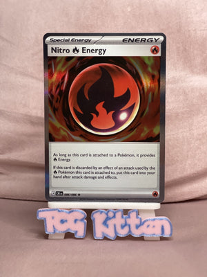 Nitro Fire Energy - 086/086 - Holo Rare - Chaos Rising - Pokemon - TCGKITTEN