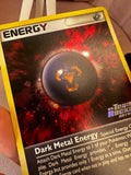 Load image into Gallery viewer, Dark Metal Energy 94/109 EX Team Rocket Returns STAMPED SWIRL Holo - TCGKITTEN