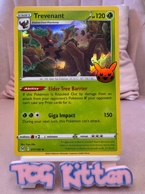 Trevenant 017/196 Holo Rare 2023 TRICK OR TRADE TCGKITTEN