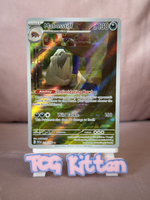 Mabosstiff 218/198 Scarlet & Violet Base Set Holo Illustration Card B TCGKITTEN