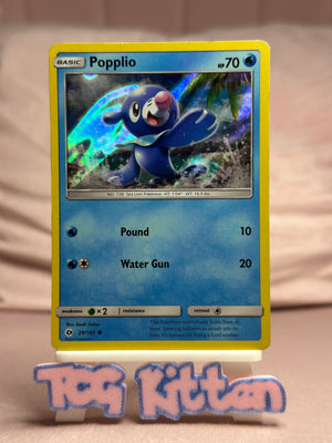 Popplio - 39/149 Reverse Holo SM Base Set MP Pokémon TCGKITTEN