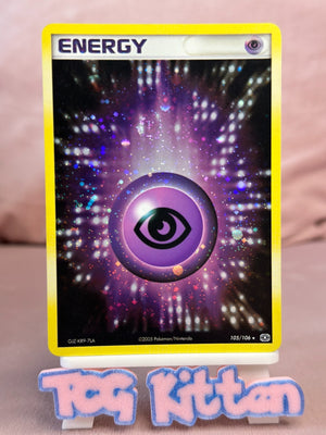 Psychic Energy 105/106 Card 'B' Ex Emerald Holo Rare 2 Swirl LP TCGKITTEN