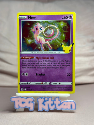 Mew - 011/025 Holo Rare Celebrations MP Pokémon TCGKITTEN