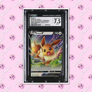 *ERROR CARD* CGC 7.5 Eevee V SWSH065 Battle Academy *OFF-CENTER* TCGKITTEN