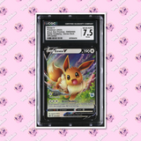 Load image into Gallery viewer, *ERROR CARD* CGC 7.5 Eevee V SWSH065 Battle Academy *OFF-CENTER* TCGKITTEN