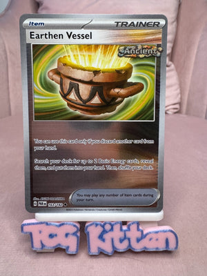 MINT ++ Earthen Vessel Paradox Rift - 163/182 - Reverse Holo Pokemon TCGKITTEN
