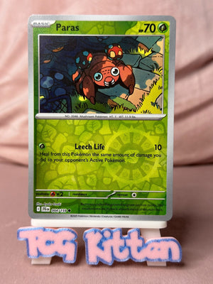 Paras 004/159 Reverse Holo Rare Journey Together TCGKITTEN