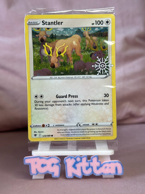 Stantler 125/189 *swirl* Sealed Stamped Holiday Calendar TCGKITTEN