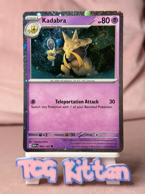 Kadabra - 064/165 - Cosmos Holo - Scarlet & Violet 151 TCGKITTEN
