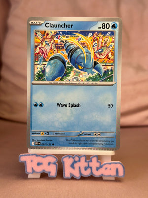 *ERROR CRIMP* Clauncher 037/132 Mega Evolutions Common TCGKITTEN