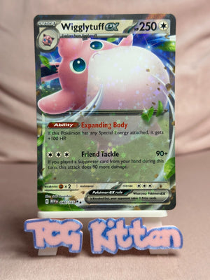 Wigglytuff Ex 040/165 Holo Rare Scarlet & Violet 151 English TCGKITTEN