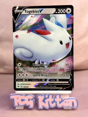 Togekiss V 140/185 Vivid Voltage Ultra Rare TCGKITTEN