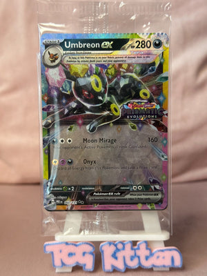 *CRIMP ERROR* Umbreon EX 060/131 Sealed Prismatic Evolutions Stamp 'B' TCGKITTEN