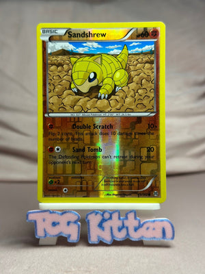 Sandshrew - 75/162 Reverse Holo XY - BREAKthrough MP Pokémon TCGKITTEN