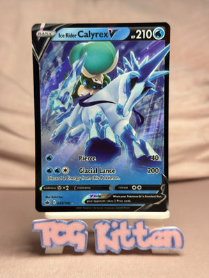 Ice Rider Calyrex V - 045/198 Ultra Rare Holo Chilling Reign Pokémon TCGKITTEN