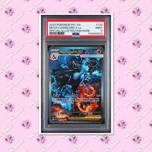 PSA 9 Mega Charizard X EX 125/094 Phantasmal Flames TCGKITTEN