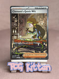 Load image into Gallery viewer, Clemont's Quick Wit - 243/191 - SIR - Surging Sparks - Pokemon NM - TCGKITTEN