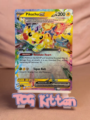 Pikachu ex 057/191 Double Rare Surging Sparks TCGKITTEN