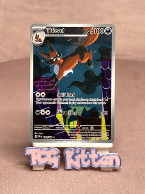 Thievul 092/084 - Illustration Rare Holo Pitch Black NM - Pokémon - TCGKITTEN