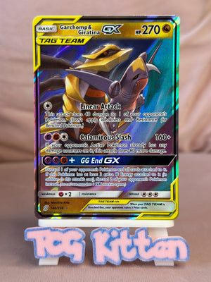Garchomp & Giratina GX 146/236 Card 'B'  SM Unified Minds Tag Team TCGKITTEN