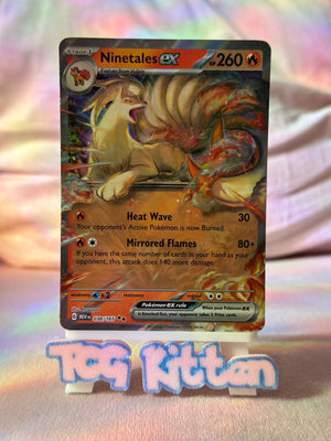 Ninetales ex 038/165 Rare Holo Scarlet And Violet 151 English TCGKITTEN